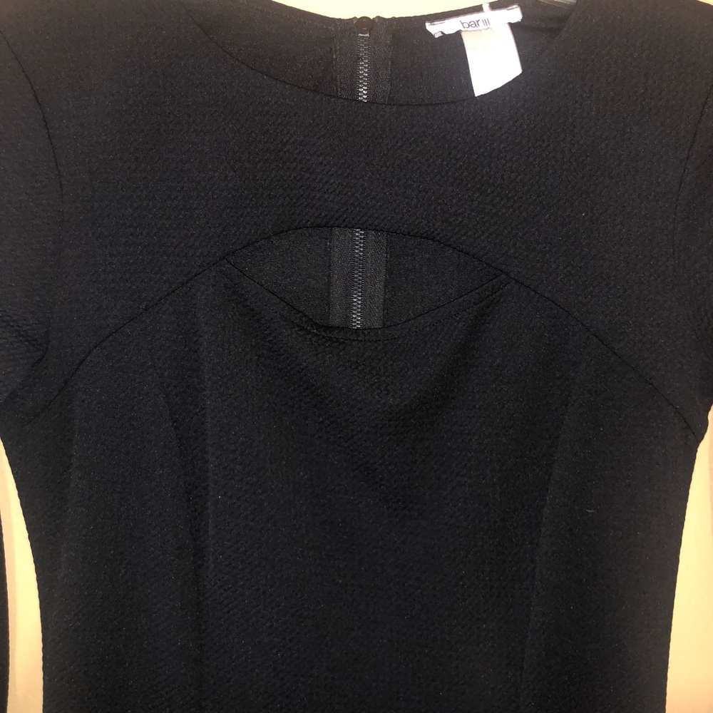 Bar III dress with cut out on chest size small